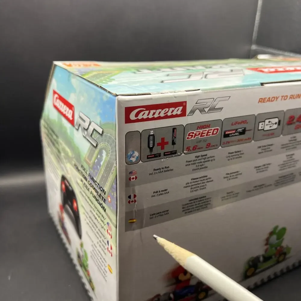 Carrera RC Mario Kart Princess PEACH Pipe Kart Remote Control Car Brand New